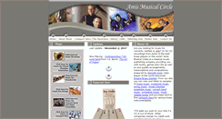 Desktop Screenshot of amismusicalcircle.com
